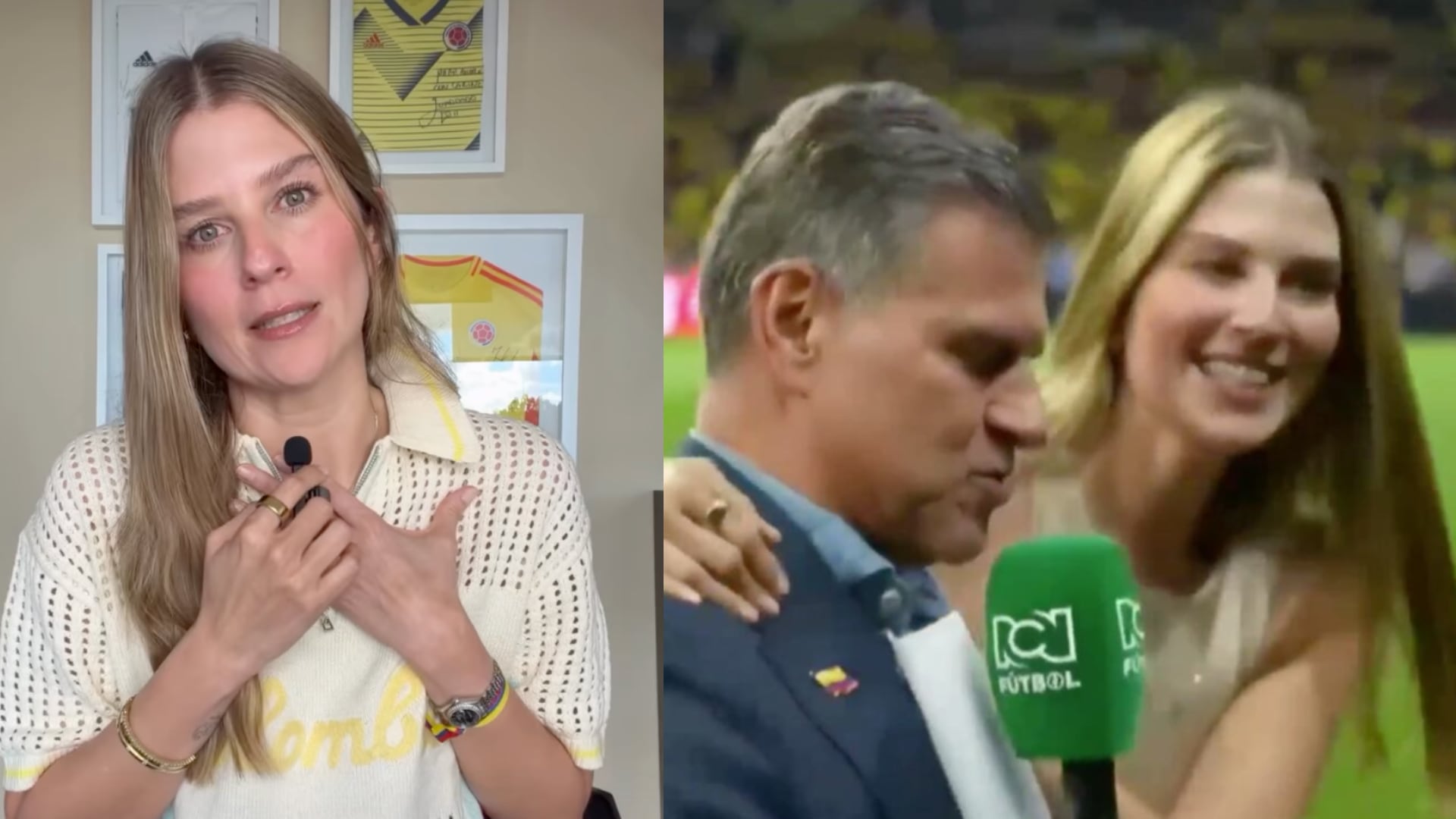 Andrea Guerrero respondió a críticas por transmisión del partido de Colombia