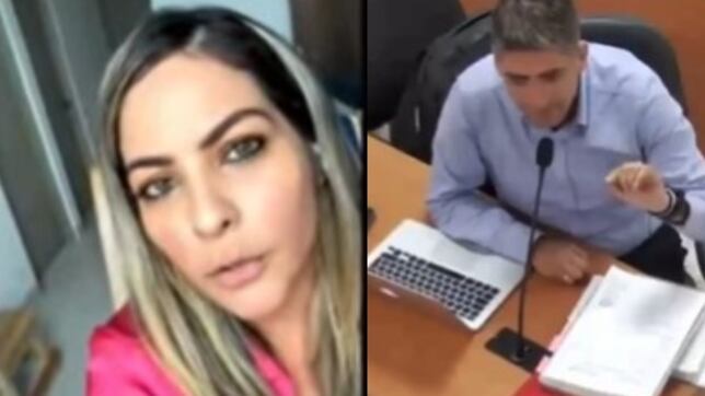 Laura Ojeda se agarró con el fiscal Burgos en audiencia contra Day Vásquez.