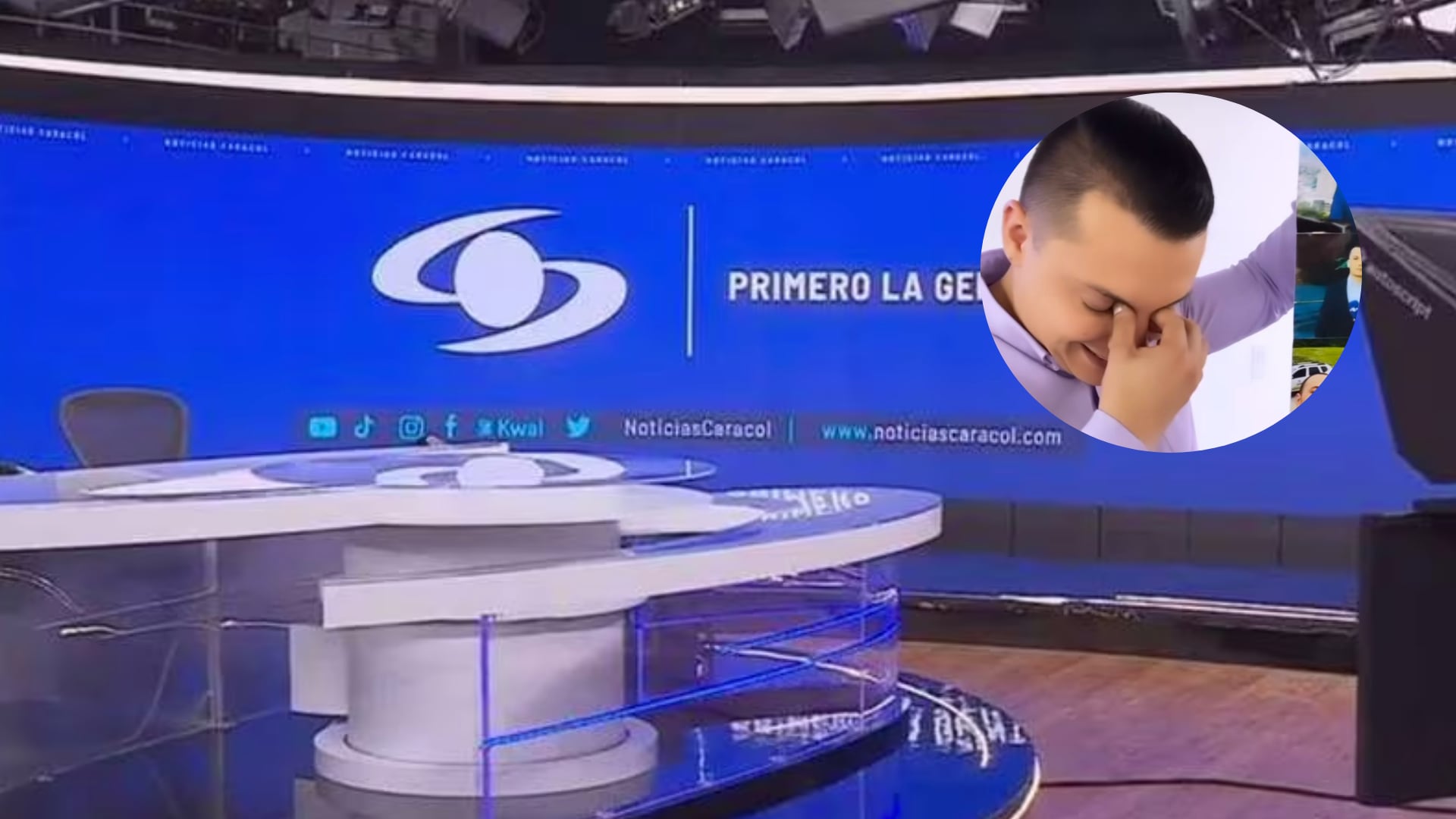 Así fue la despedida de Sebastián Palacio de Noticias Caracol