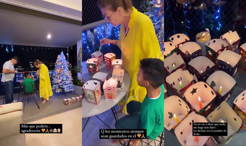 El deseo que pidió Sara Uribe durante el Día de las velitas