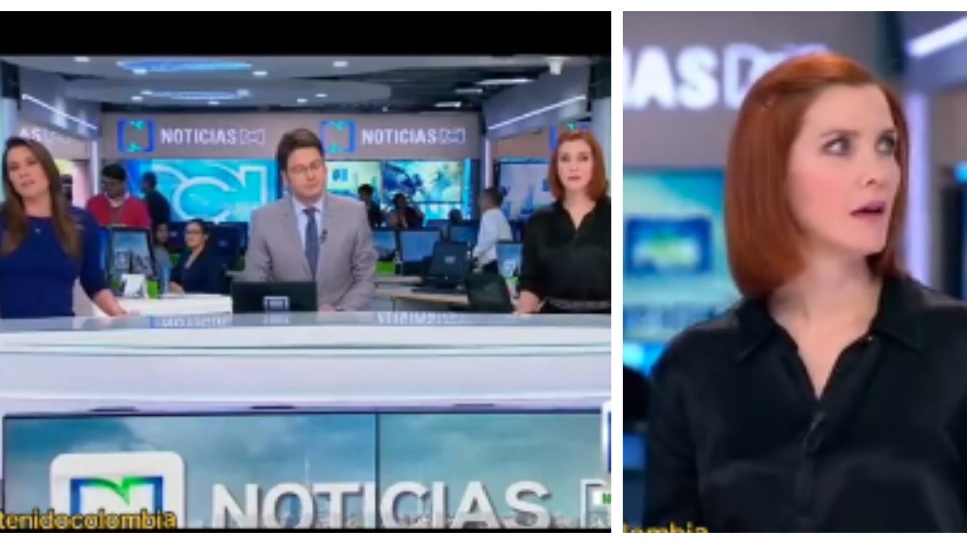 ¡Hasta pronto! A Margarita Ortega la despidieron al aire en Noticias RCN y su cara de sorpresa fue evidente (Captura de pantalla Noticias RCN)