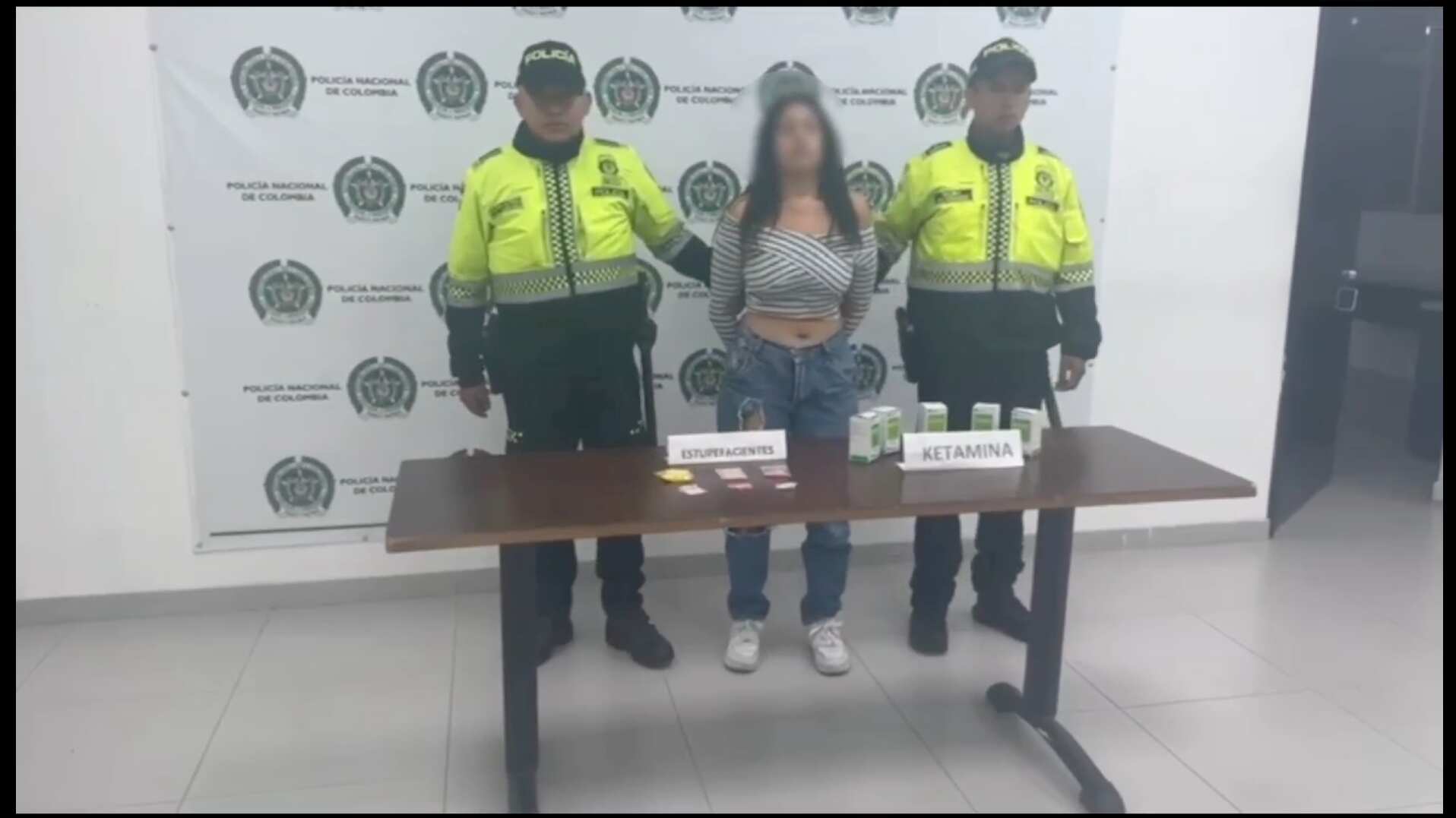Mujer fue detenida en Bogotá con 70 dosis de droga