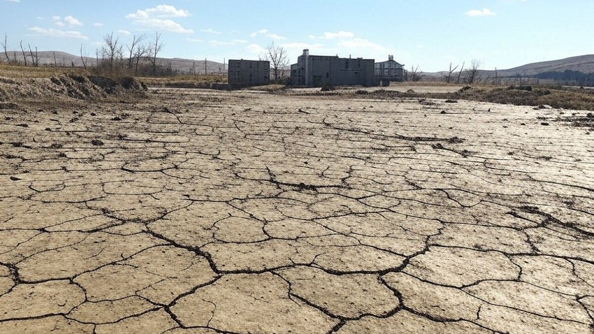 Región en sequía - imagen hecha por la IA