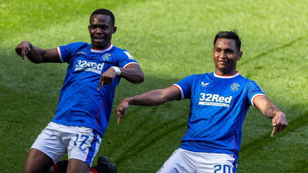 Alfredo Morelos volvió al gol y lo hizo con doblete para guiar la goleada del Rangers