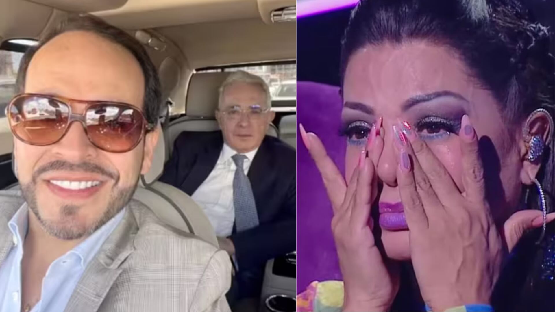 Marbelle mostró su apoyo a la candidatura de Abelardo de la Espriella a la Presidencia con emotiva reacción