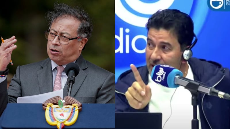 Petro se enfureció tras escuchar a Néstor Morales de Blu Radio hablando de corrupción en su Gobierno: “qué barbaridad”