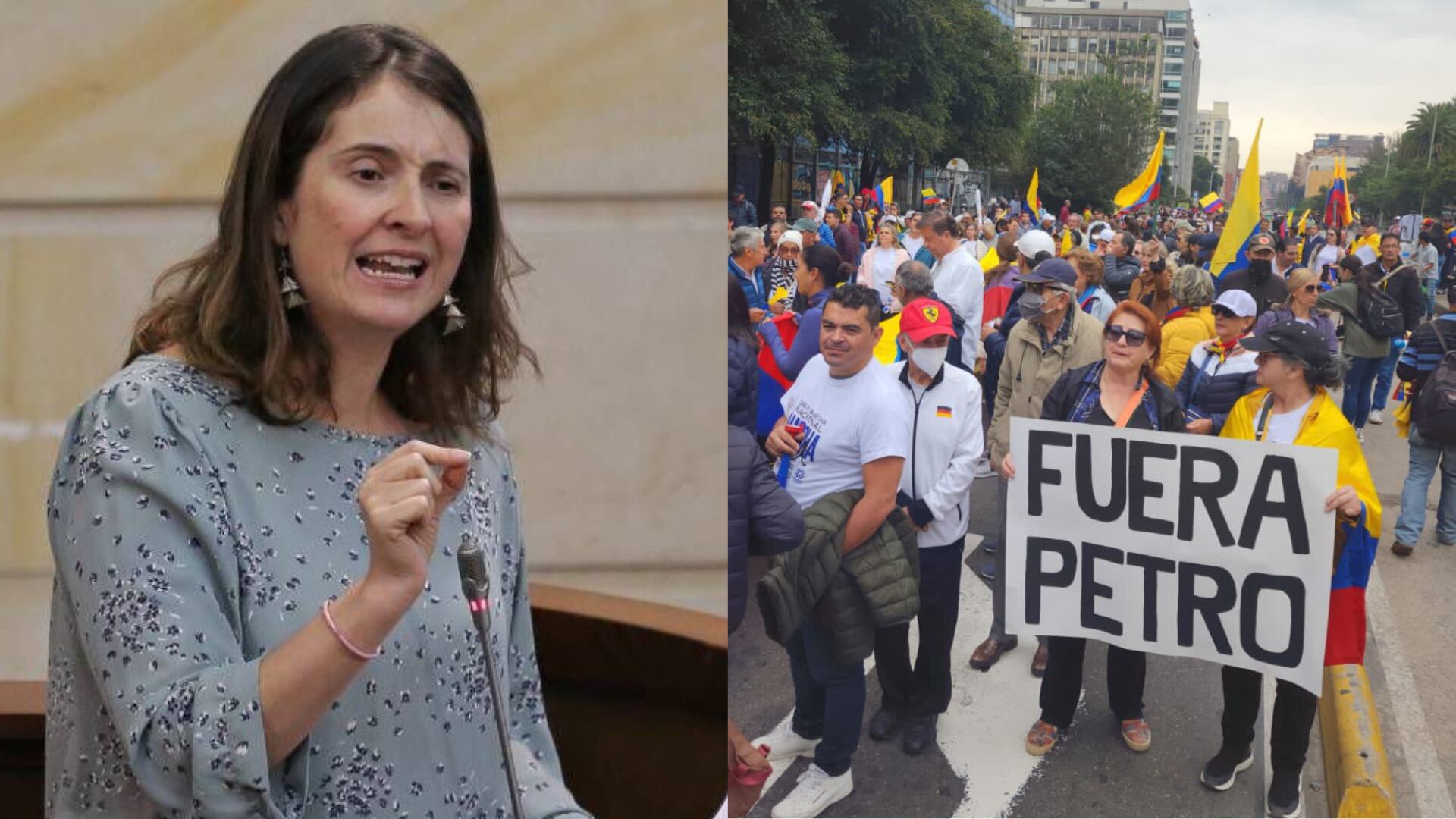 Paloma Valencia invita a sus seguidores de Twitter a la 'Marcha de la Mayoría'