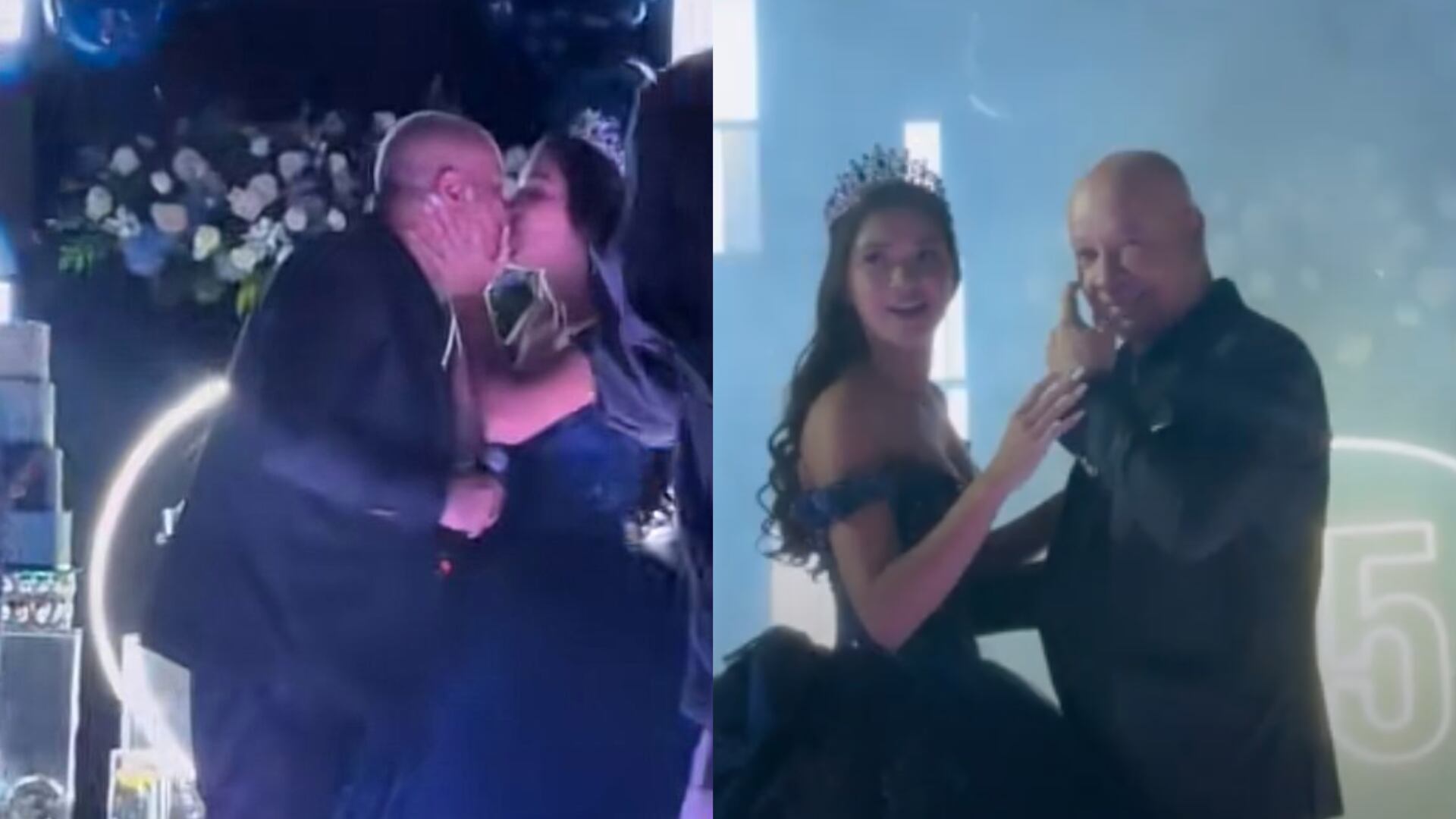 Luis Alberto Posada y su hija Mhelannye Posada