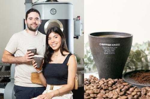 Emprendimiento barranquillero convierte residuos de café en tazas sostenibles y llega a la final de #EmprendeEnTikTok