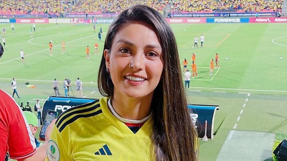 La deportista Diana Celis se fue hace unos días a Chile para reforzar sus entrenamientos futbolísticos.