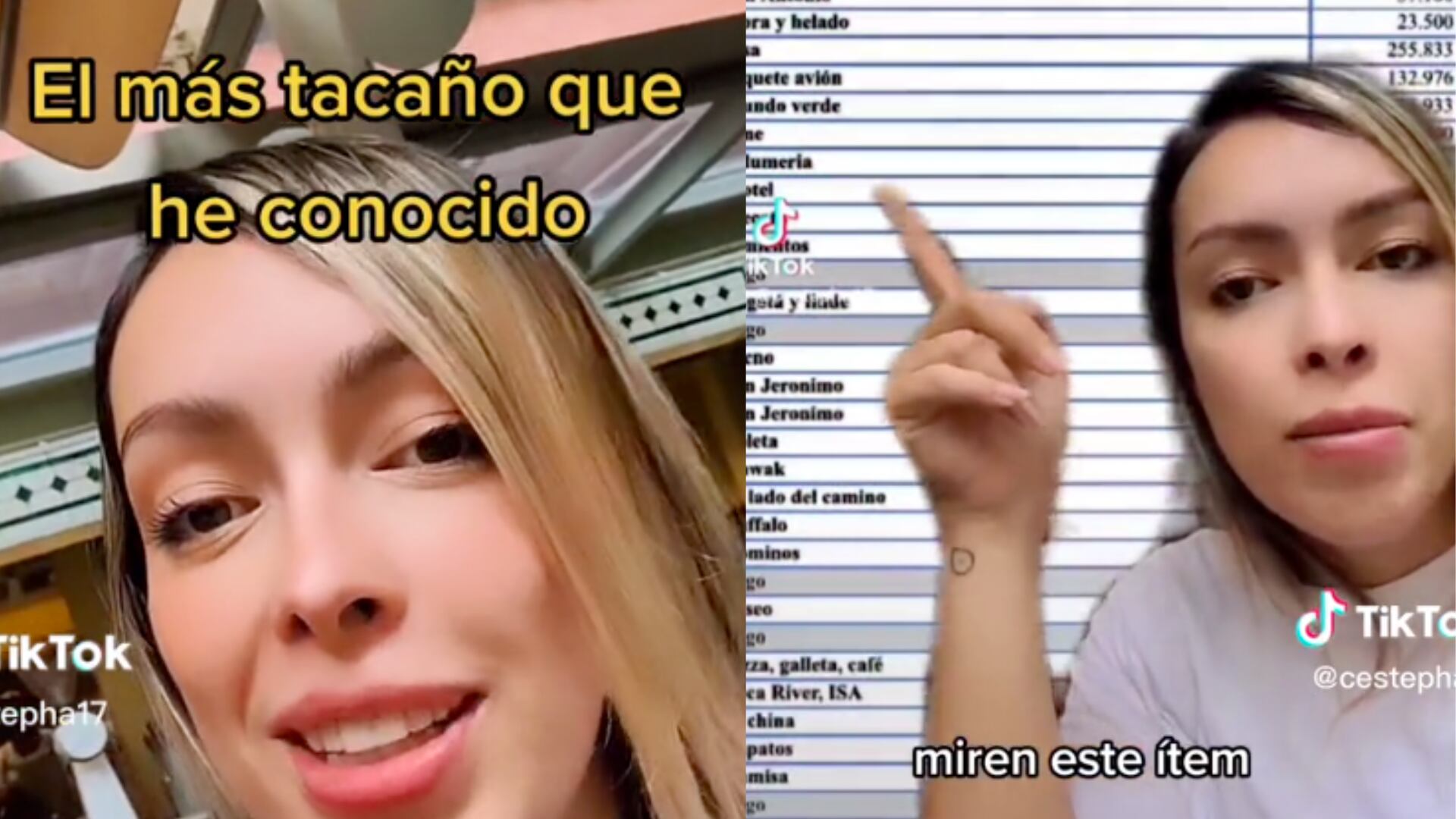 Exponen lista de novio que guardaba gastos de citas en Excel para luego cobrar hasta salida a motel