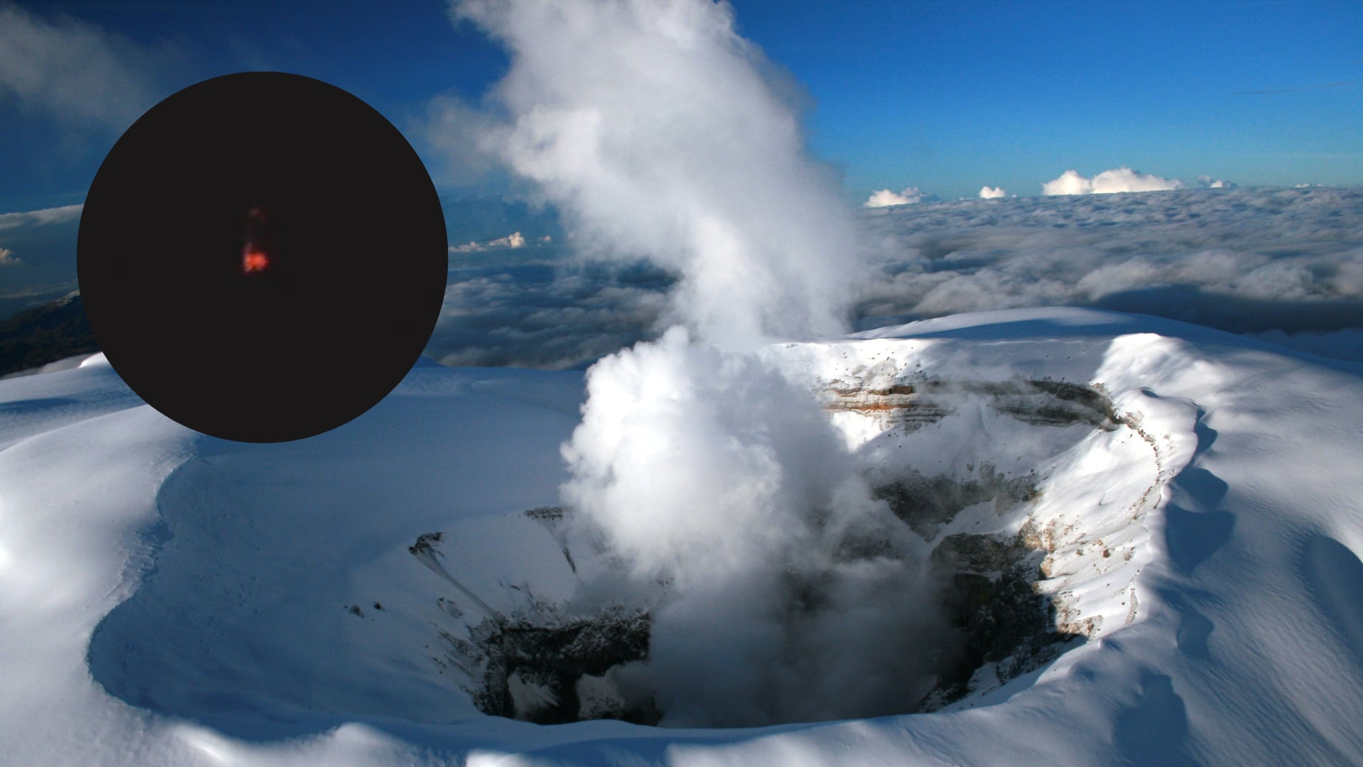 ¿Representa un riesgo? Volcán Nevado del Ruiz emitió una luz roja y expertos explicaron