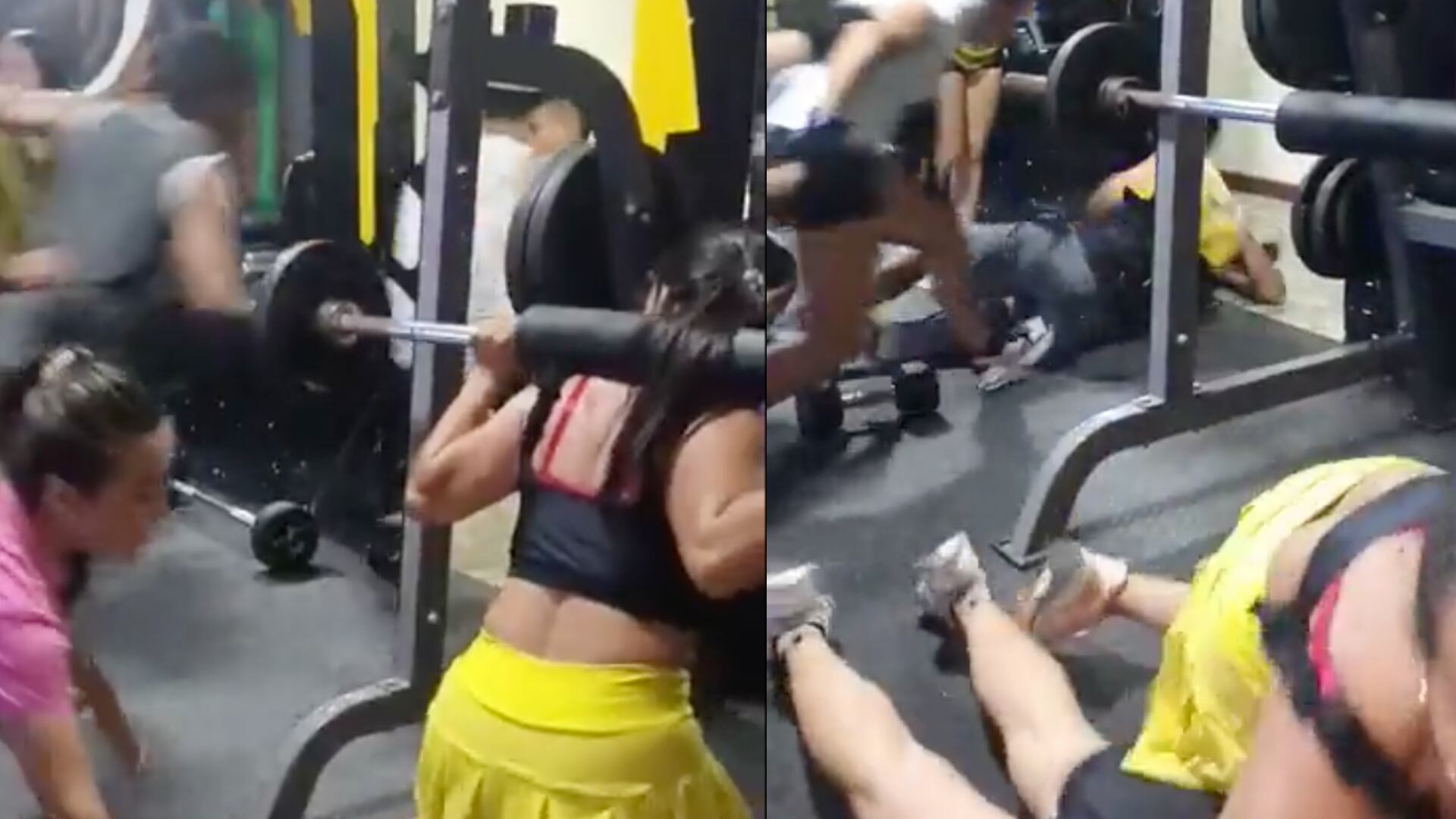 Mujer grabó durante un en vivo de su rutina en el gimnasio, ataque del Eln a estación de Policía