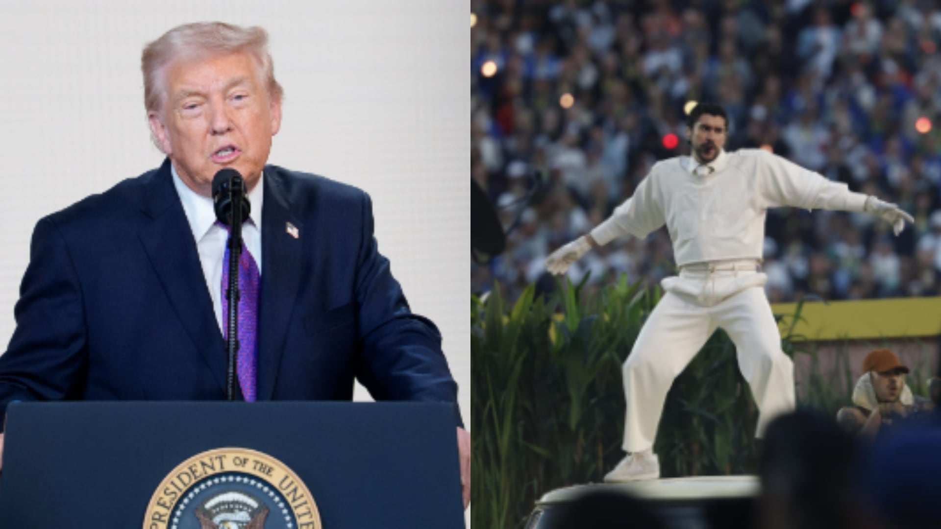Donald Trump arremete contra Bad Bunny y su show de medio tiempo en el Super Bowl