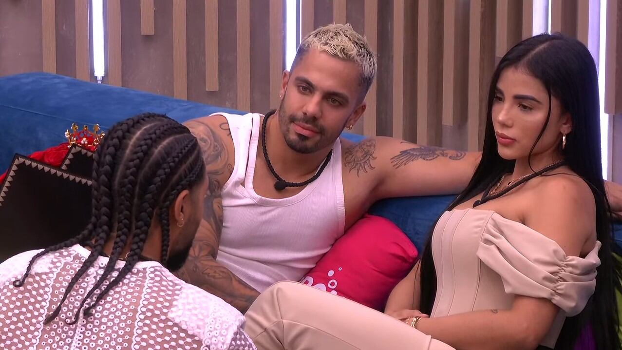 Marlon, Altafulla y Karina de 'La casa de los famosos Colombia 2'