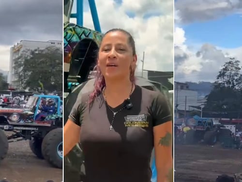 Conductora de Monster Truck apareció y aseguró que su familia ha recibido amenazas por lo que teme por su vida