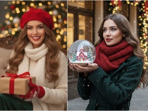 Con este truco puede crear fotos navideñas profesionales sin salir de casa