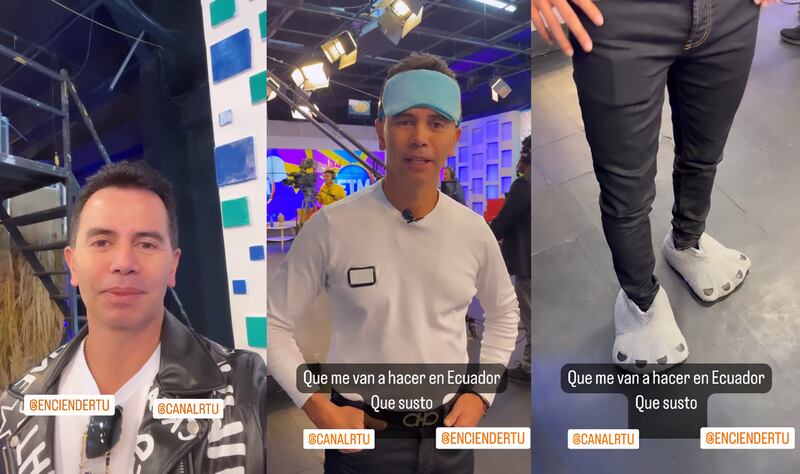 A Jhonny Rivera le "quitaron todo" en un programa de televisión en Ecuador