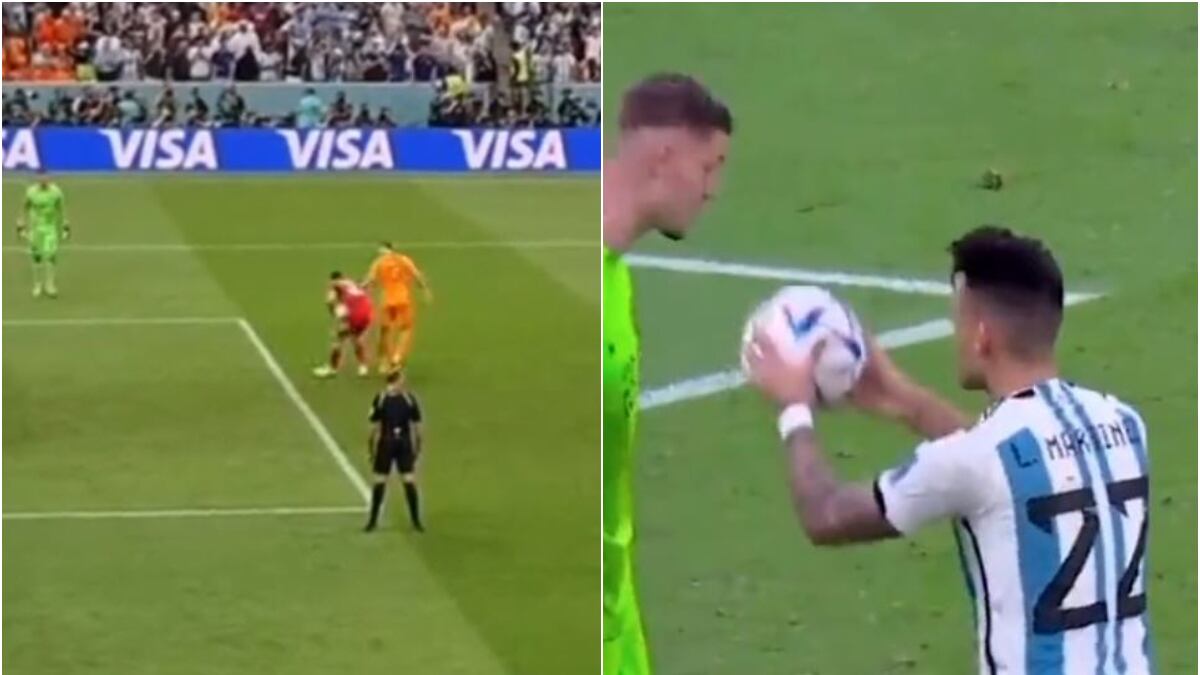 Videos inéditos: ‘Dibu’ Martínez repitió en el Mundial la cargada en los penales