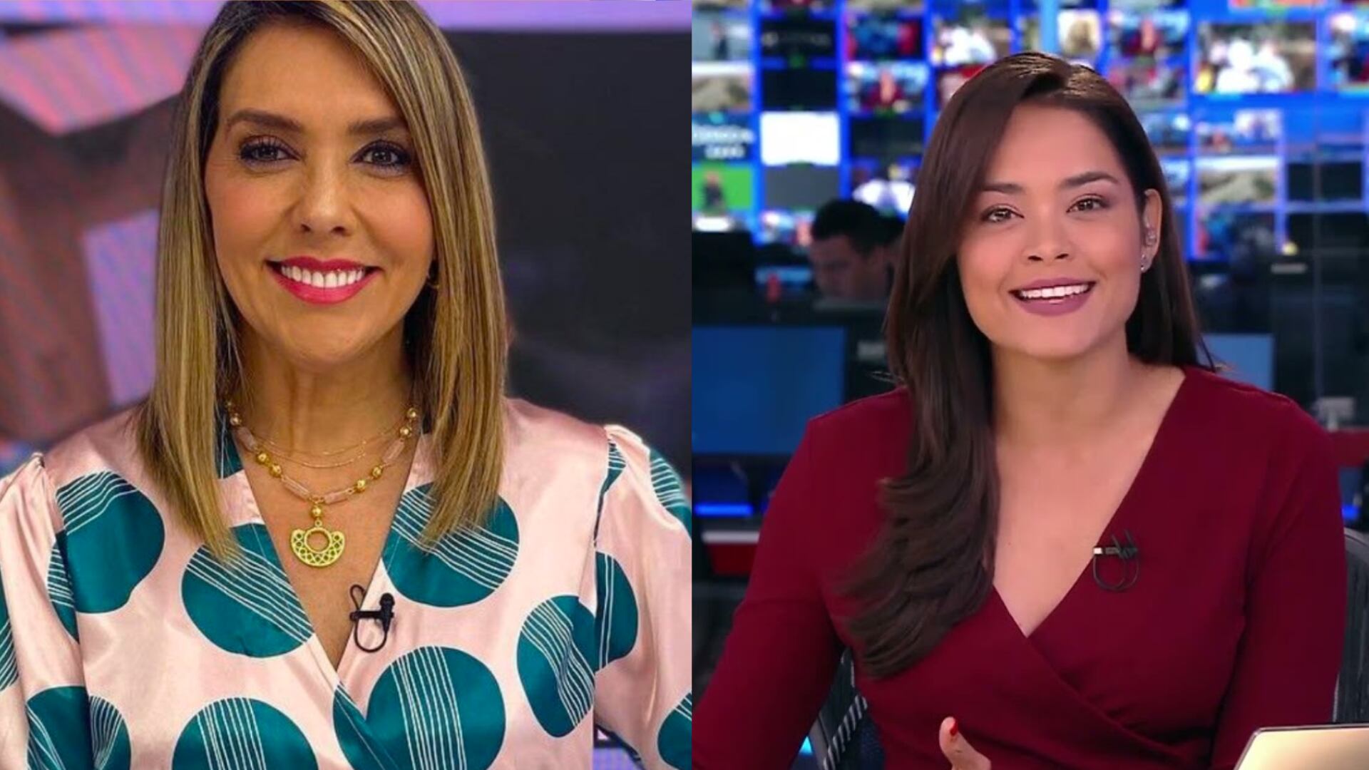 Mónica Rodríguez y Alejandra Murgas de Noticias Caracol