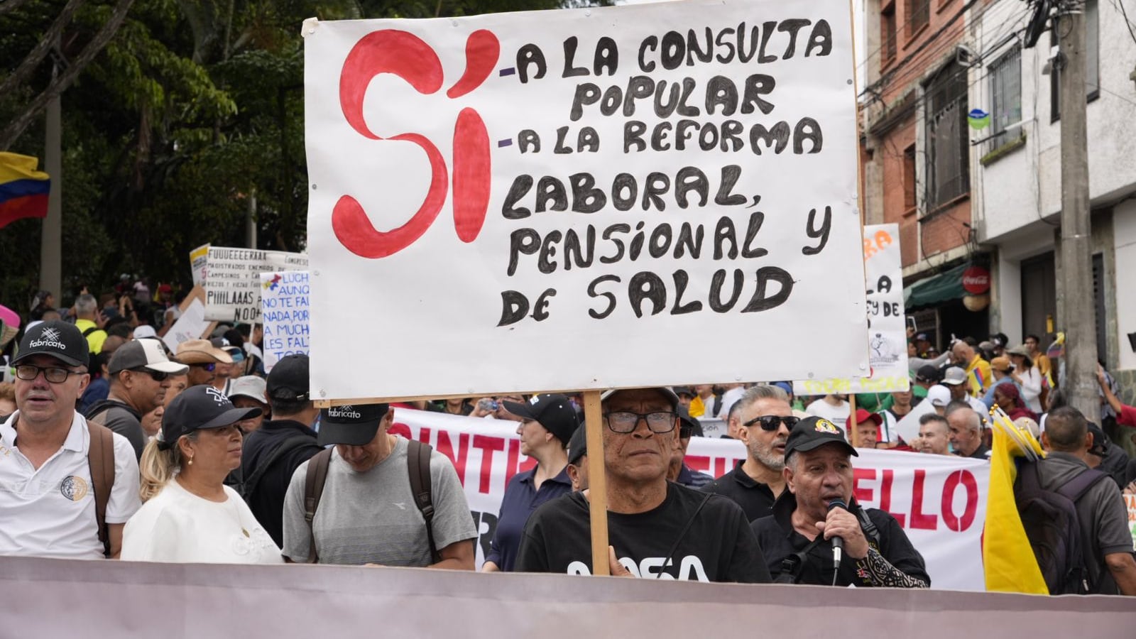 Marchas día del trabajo Colombia