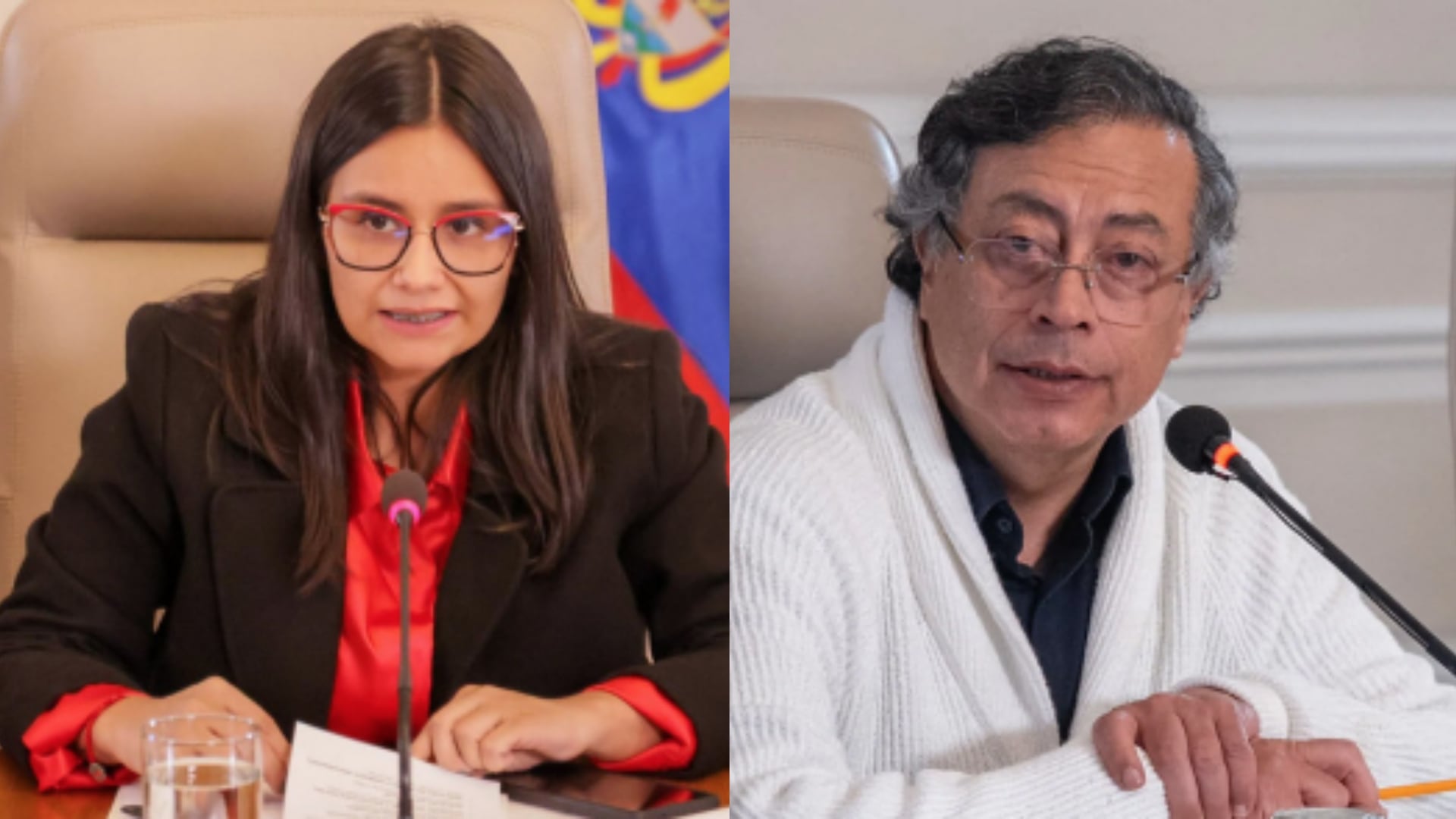 Angie Rodríguez reveló la fuerte pelea que tuvo con el presidente Gustavo Petro.