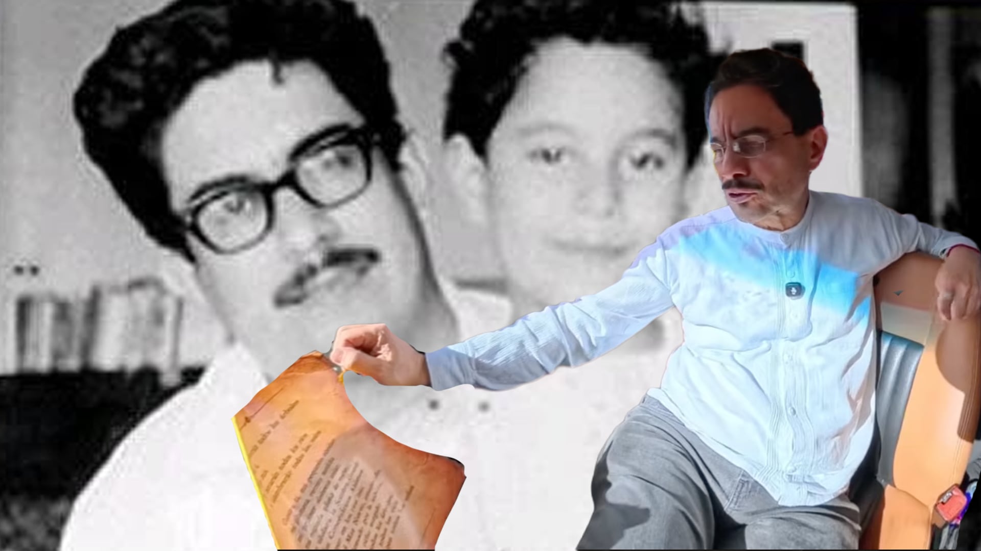 Iván Cepeda Castro y su padre, Manuel Cepeda