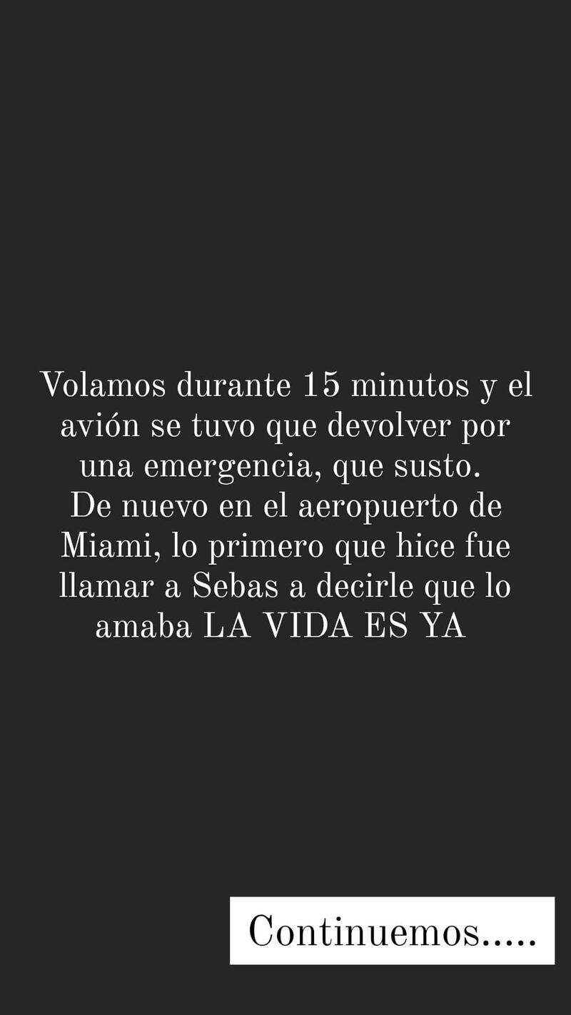 Maleja Restrepo contó la complicada experiencia que vivió durante un vuelo