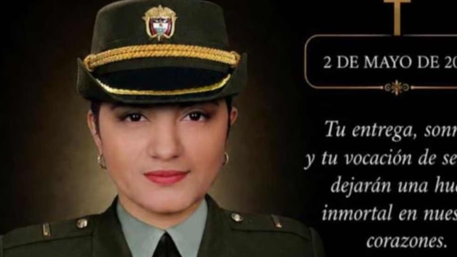 Foto de la subteniente Jenyfer Marciales en Providencia: hallada muerta en su vivienda.