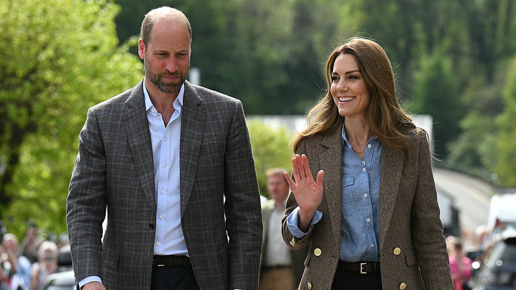 Kate Middleton y el Príncipe William en Escocia