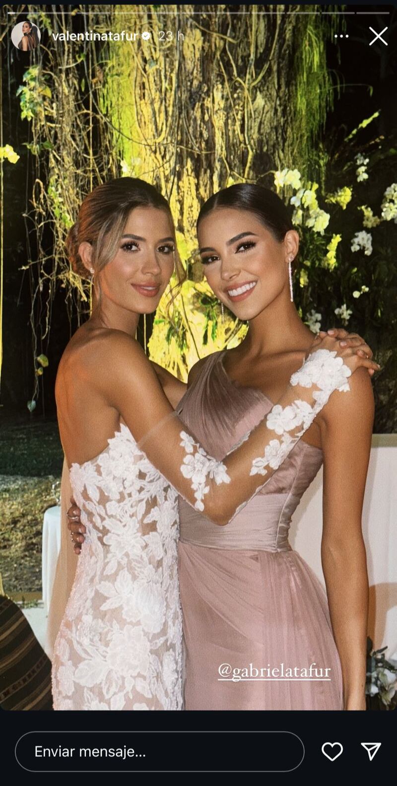Valentina Tafur, ella es la guapa hermana de Gabriela Tafur