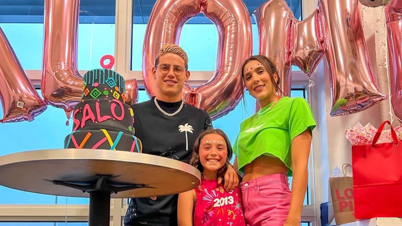 Hija de James Rodríguez demostró que le sigue los pasos