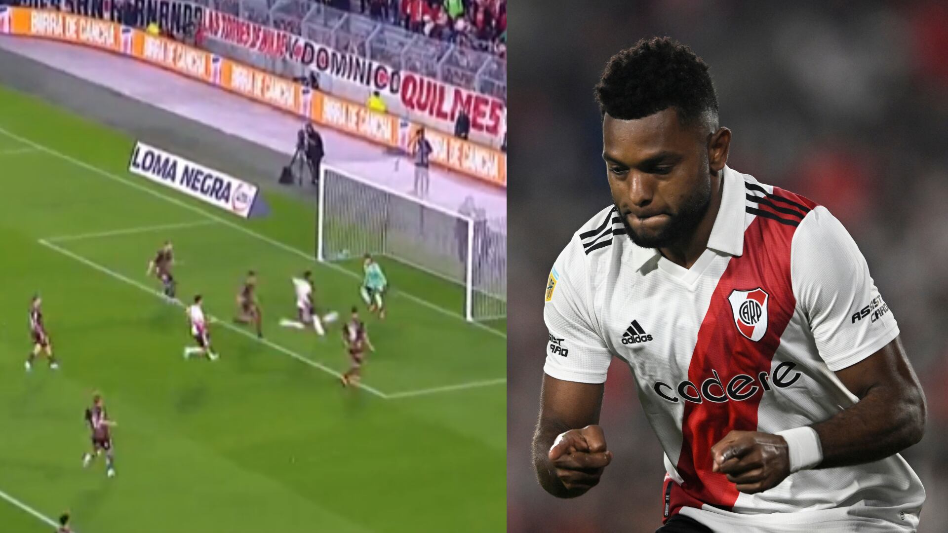 Gol de Miguel Ángel Borja en River Plate vs. Platense