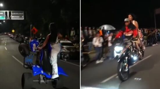 Piques ilegales en Medellín