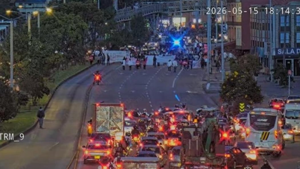 Movilidad en Bogotá hoy viernes 15 de mayo.