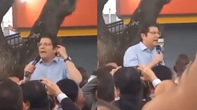 Foto del atentado contra Miguel Uribe: le disparan en la cabeza durante discurso político en Bogotá.