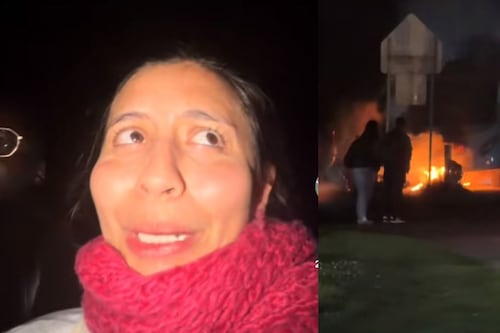 Influencer colombiana vivió preocupante accidente en bus intermunicipal que terminó incendiado