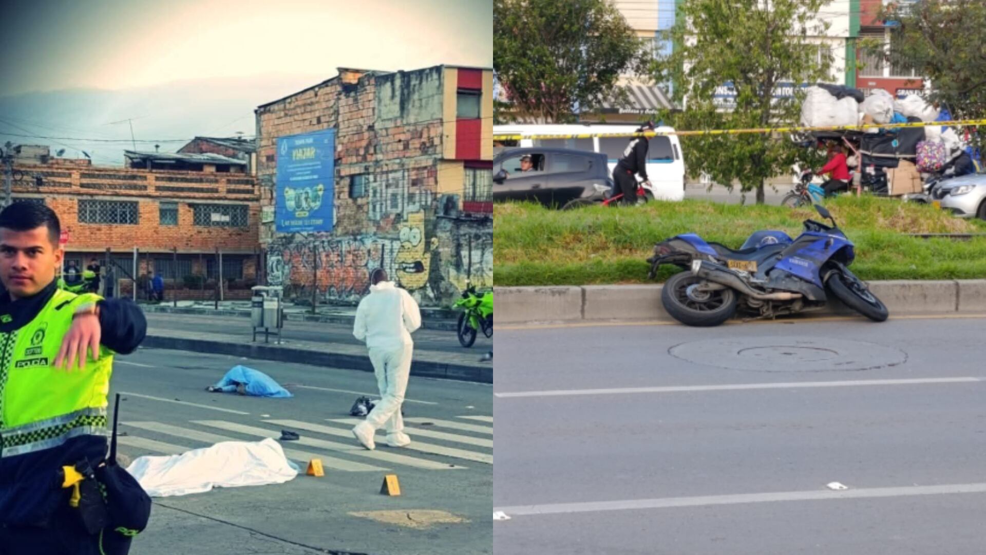 Fatal accidente de tránsito en el norte de Bogotá