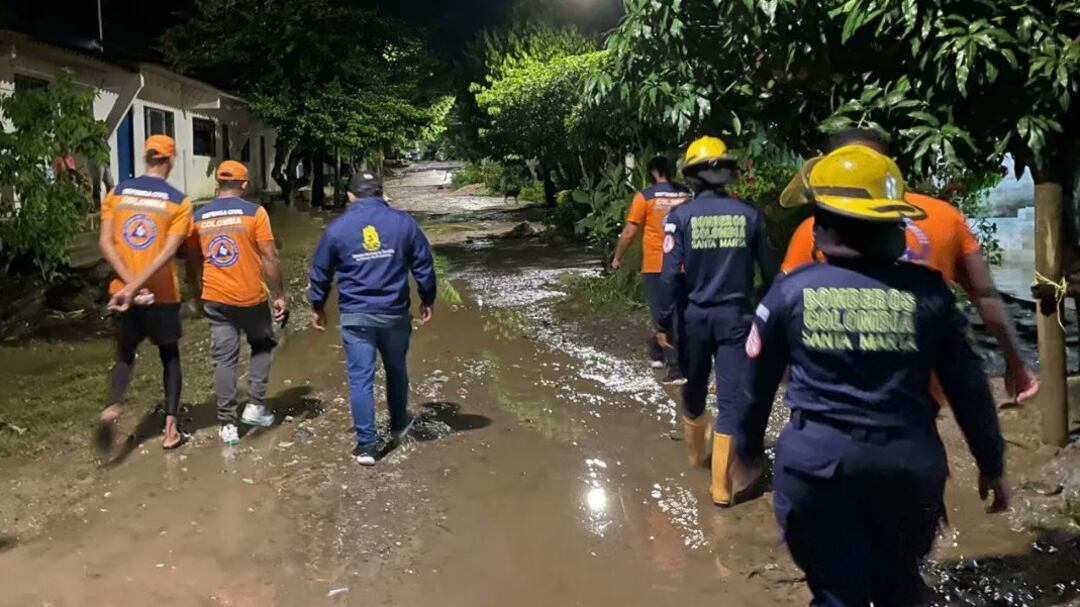 Inundación en el departamento del Magdalena. Oficina para la Gestión del Riesgo y Cambio Climático (Ogricc).