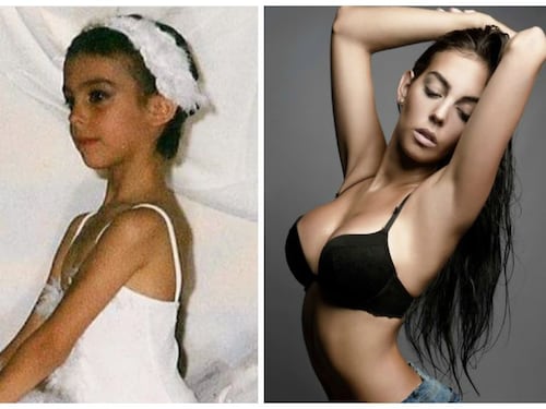 FOTO: El antes y después de Georgina Rodríguez, novia de Cristiano Ronaldo