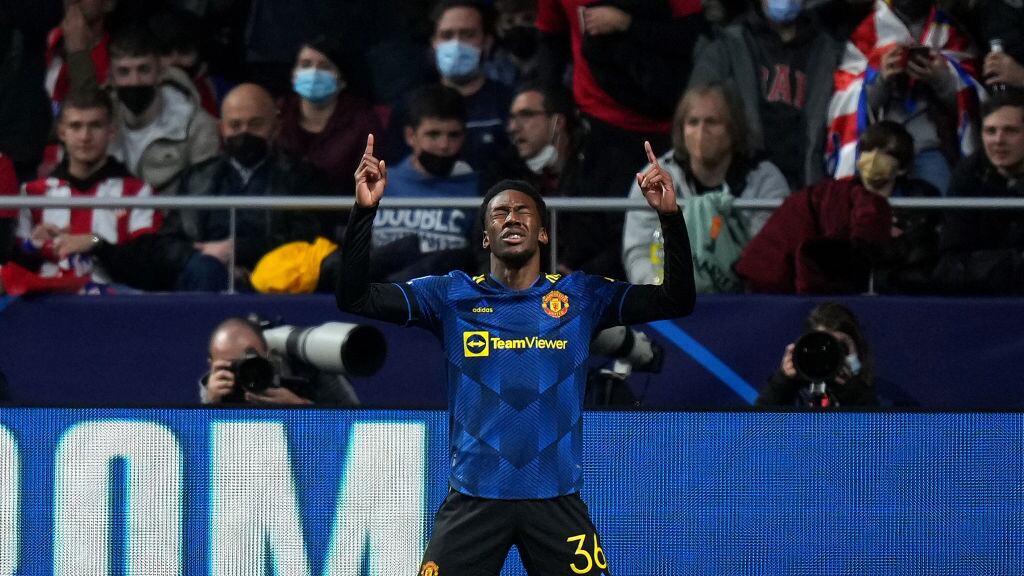 Elanga le dio vida a Manchester United ante Atlético de Madrid