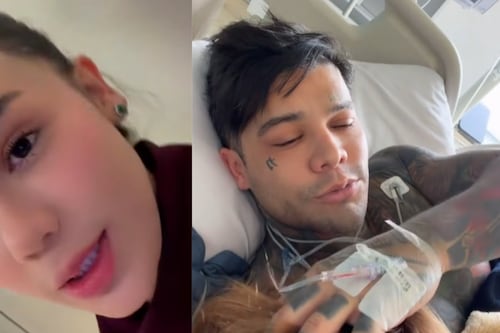 Cintia Cossio tuvo desgarradora reacción tras hospitalización de su hermano Yeferson por problemas del corazón