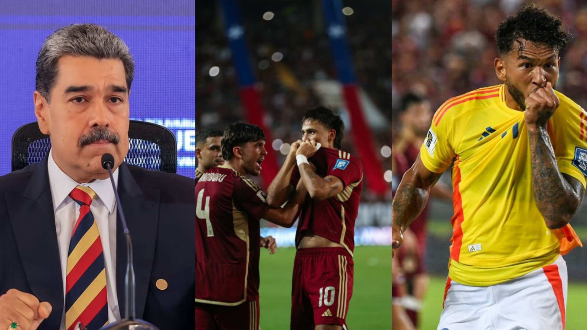 Nicolás Maduro se refirió a la goleada que sufrió Venezuela ante Colombia.