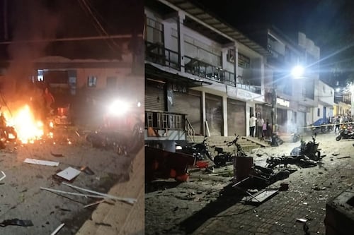 Atentado en Antioquia: reportan explosión de moto bomba en Briceño ¿qué se sabe?
