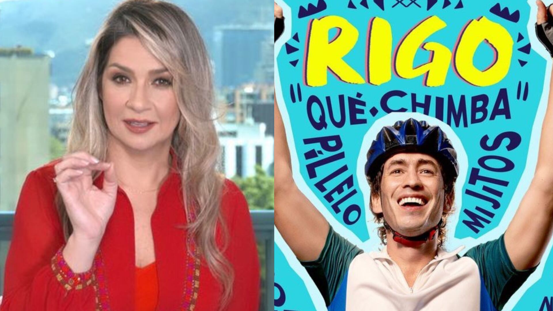 Vicky Dávila y Rigo de RCN