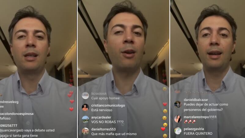Daniel Quintero anunció que denunciará a concejales de Medellín.