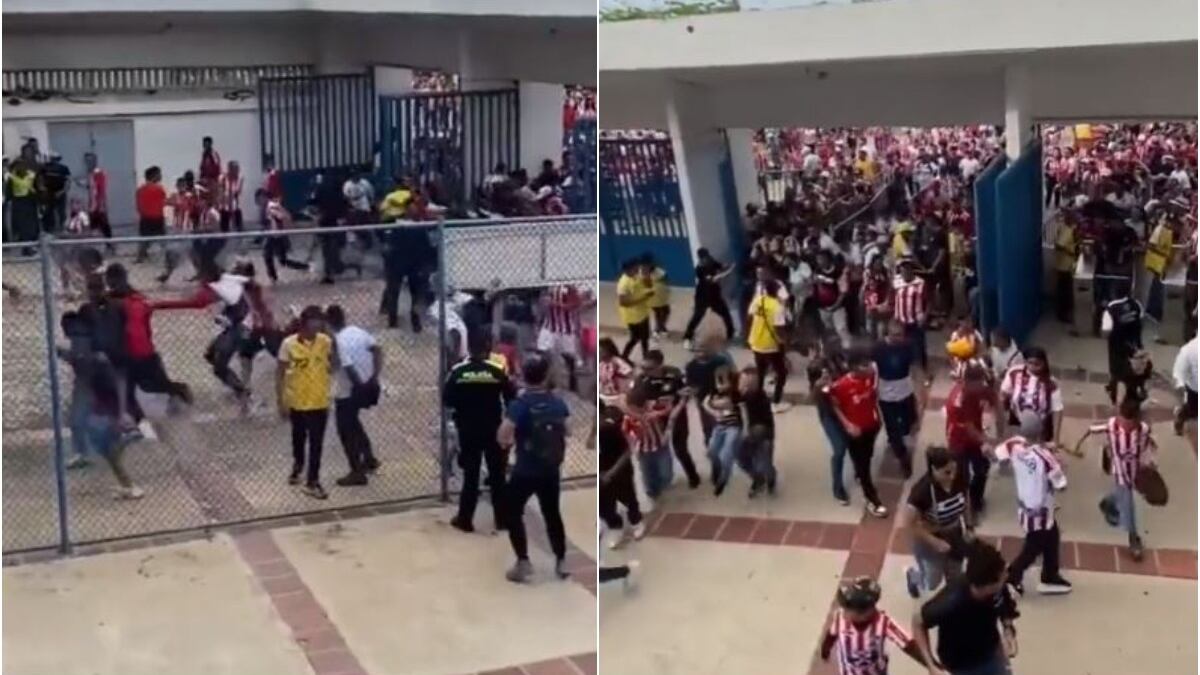 Sebastián Viera: caos en el Metropolitano ante centenares de colados