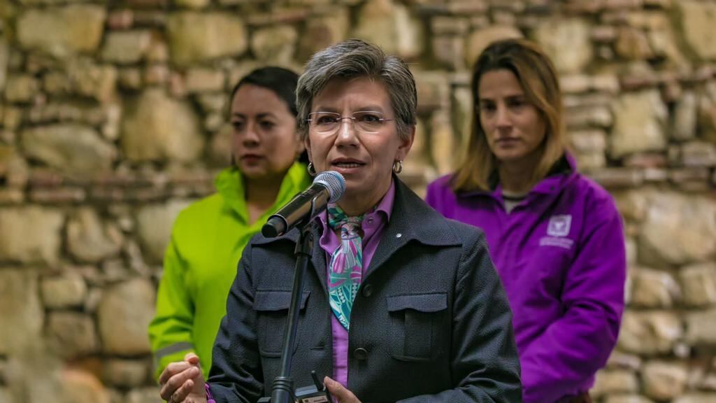 Claudia López presentó el 'Plan Navidad' en Bogotá.