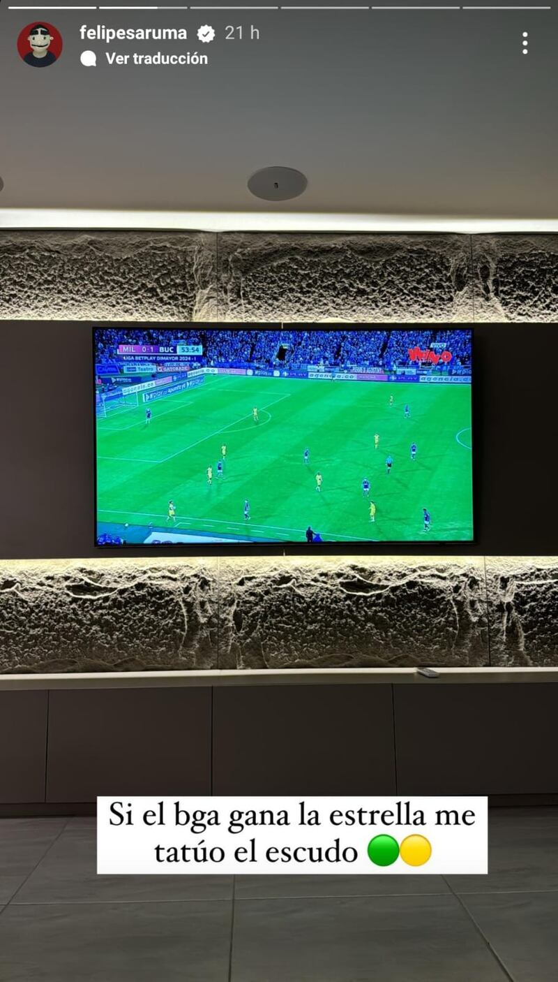 La promesa de Felipe Saruma al Bucaramanga