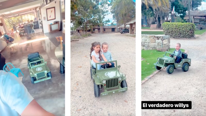 Alejandro Riaño regaló lujosos autos a sus hijos